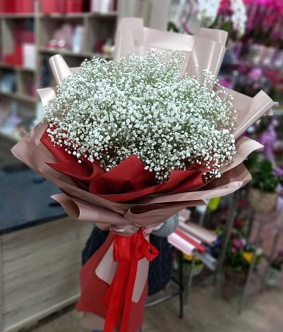 Букет цветов из: Гипсофила в Серноводском Ставропольского края
