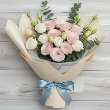 Букет цветов из:  Лизиантусы в Серноводском Ставропольского края