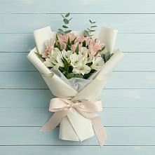 Букет цветов из:  Альстромерии в Серноводском Ставропольского края