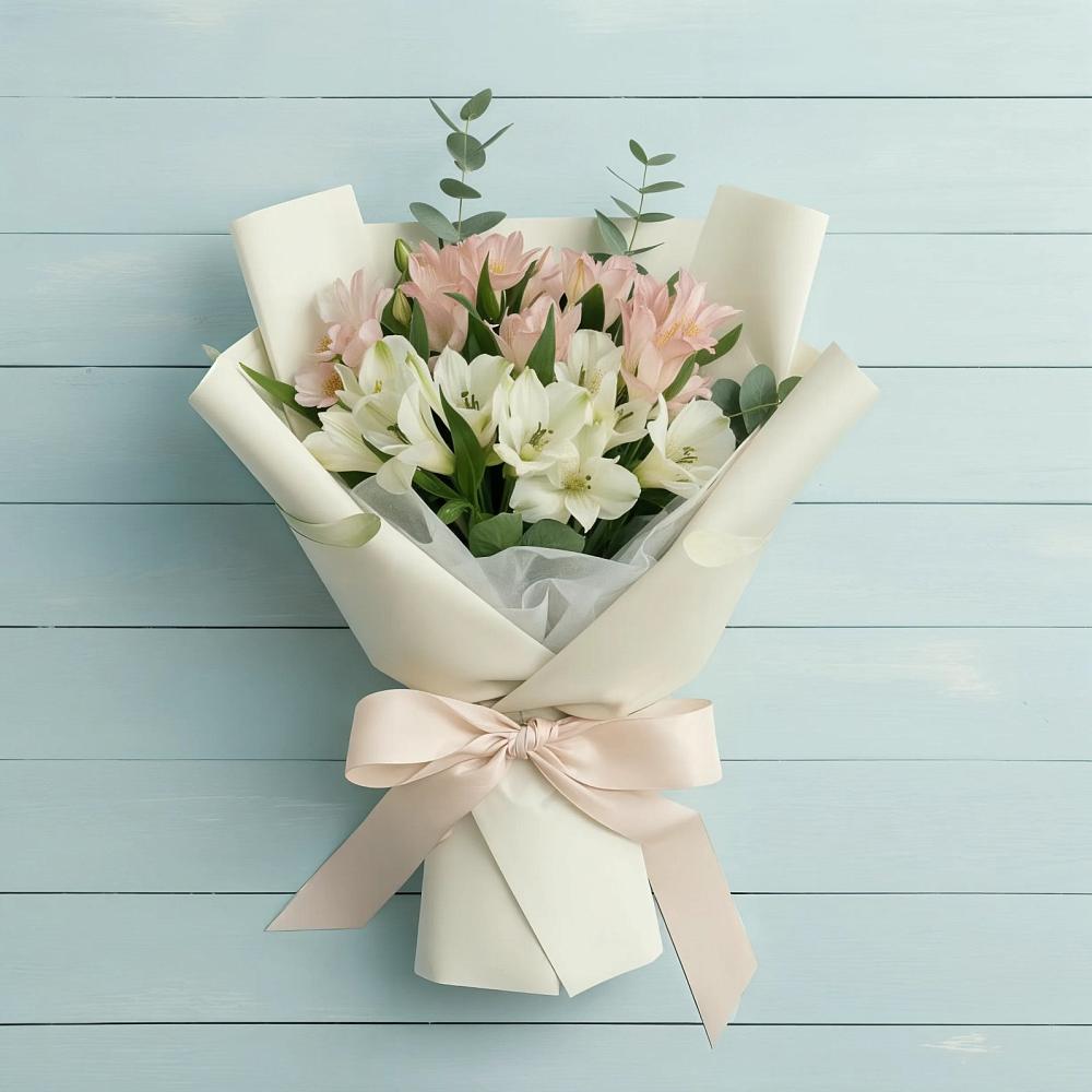 Букет цветов из: Альстромерии в Серноводском Ставропольского края